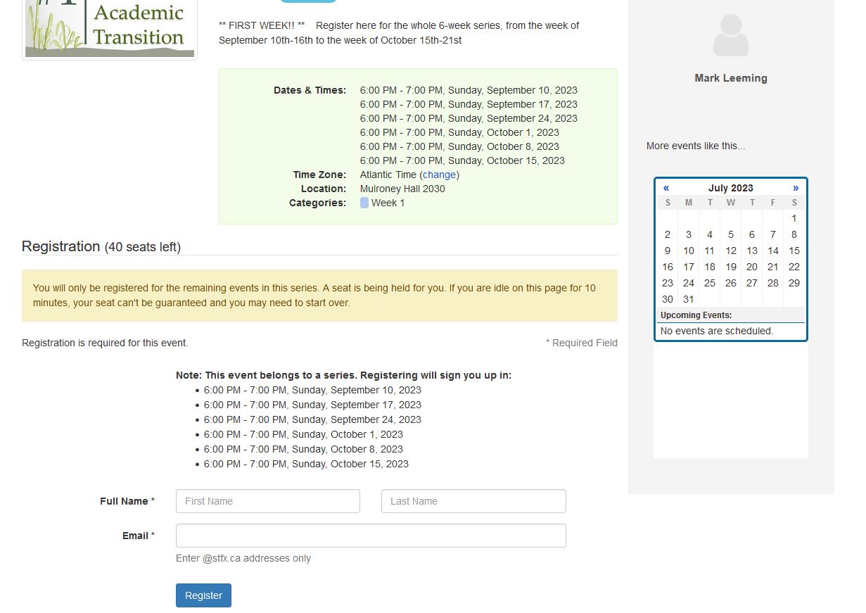 XACT St. Francis Xavier University